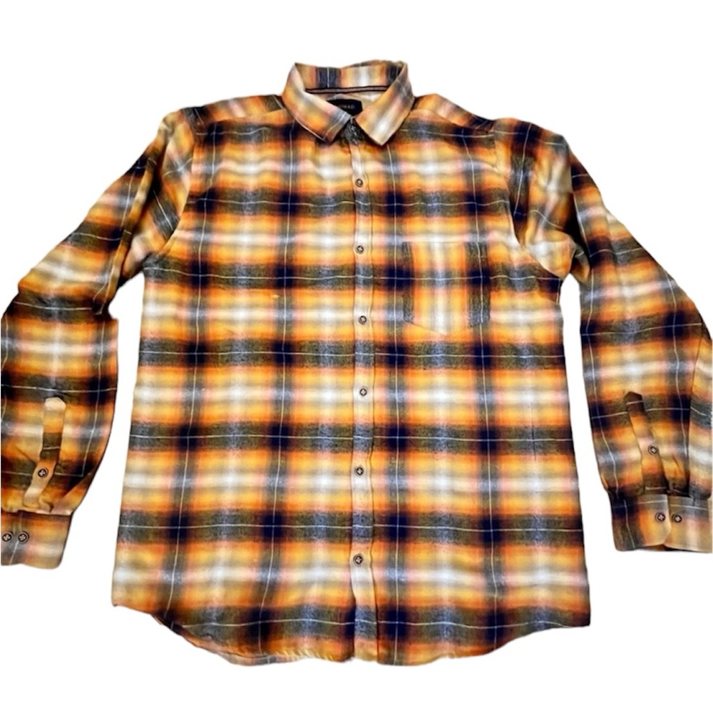 NOMAD men’s button down flannel plaid shirt. Size XXL